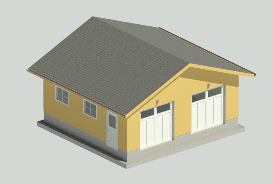 REVIT: TWO-CAR GARAGE